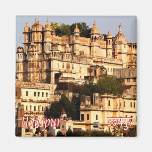 zIN016 UDAIPUR City Palace, Indien, Asien Magnet