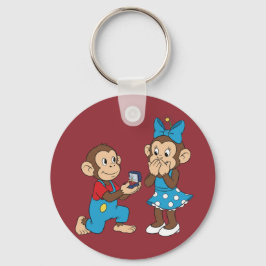 Zina and Mimo and the marriage proposal Nyckelring