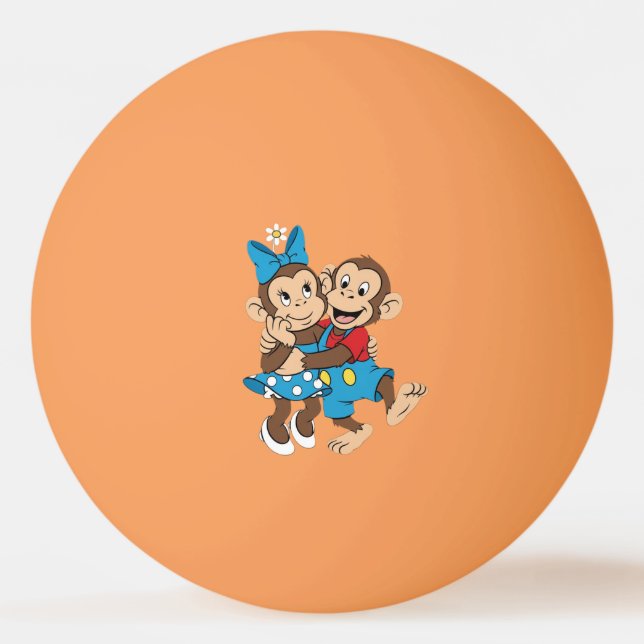 Zina and Mimo are flirting. Pingisboll (Framsidan)