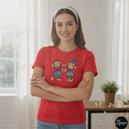 Zina and Mimo make a heart with their hands T Shirt