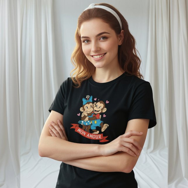 Zina and Mimo, mon amour T Shirt (Skapare uppladdad)