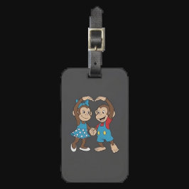 Zina, Mimo, and the sign of love Bagagebricka