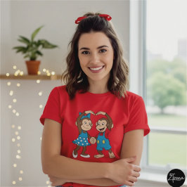 Zina, Mimo, and the sign of love T Shirt