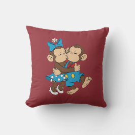 zina och mimo kärlekskyss kudde