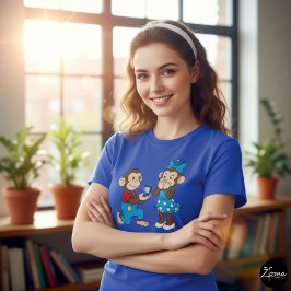 Zina och Mimo och bröllopsförslaget T Shirt