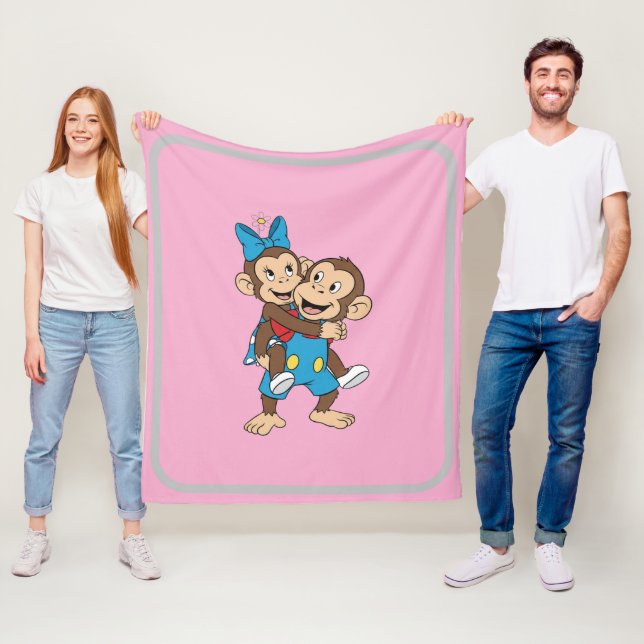 zina on mimo's back fleecefilt (På plats)