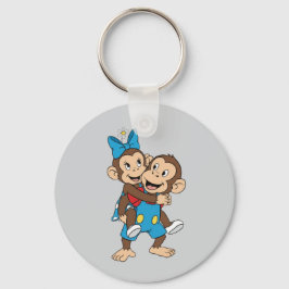 zina on mimo's back nyckelring