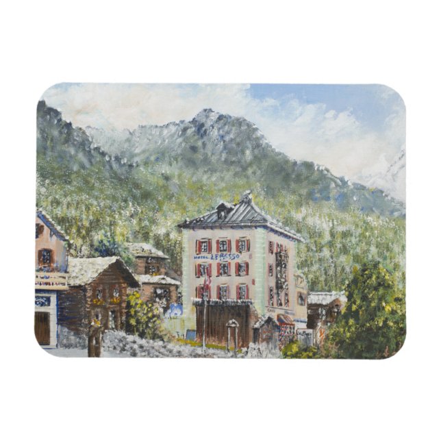 Zinal Schweiz. 2007 Magnet (Horisontell)