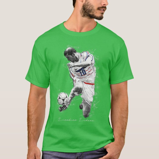 Zinedine Zidane T Shirt (Framsida)