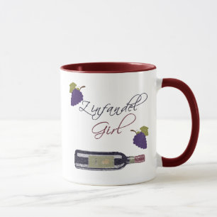 Zinfandel flicka mugg