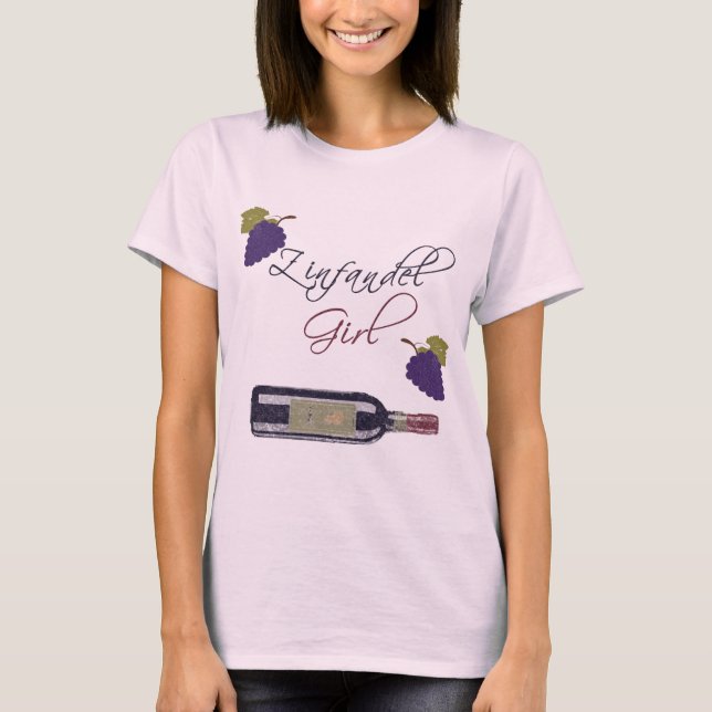 Zinfandel flicka tee (Framsida)