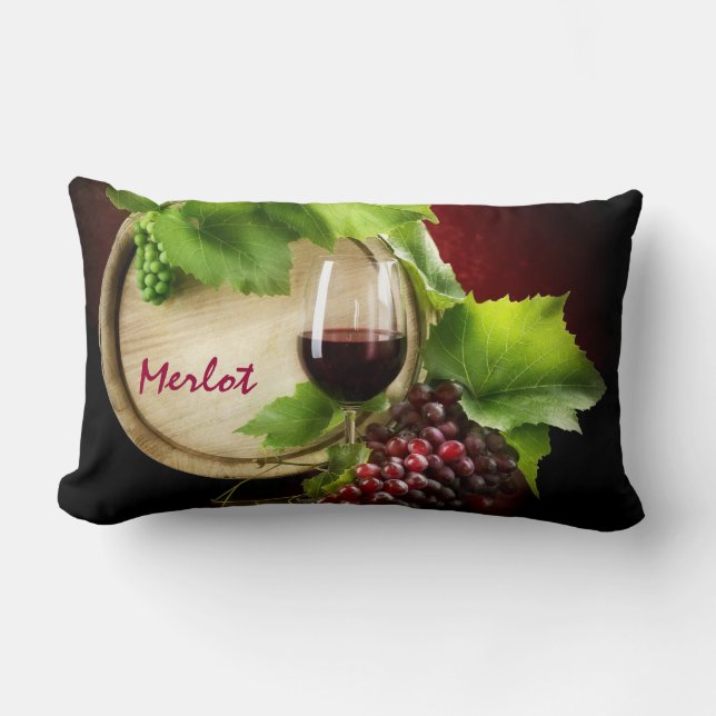 Zinfandel vindekorativ kudde (Framsida)