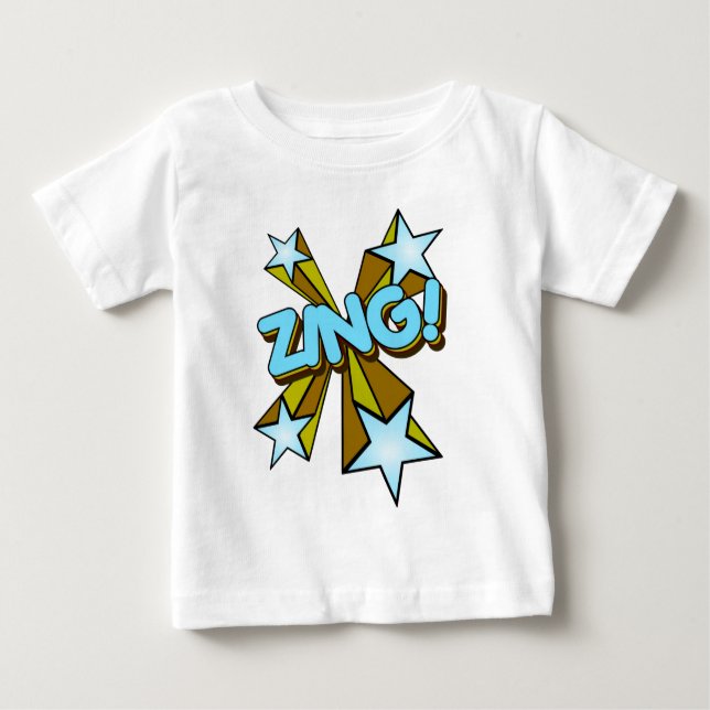 Zing Zap, powen!!! T-shirt (Framsida)