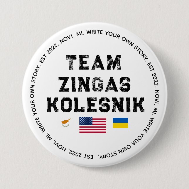 Zingas Kolesnik knapp (Framsida)