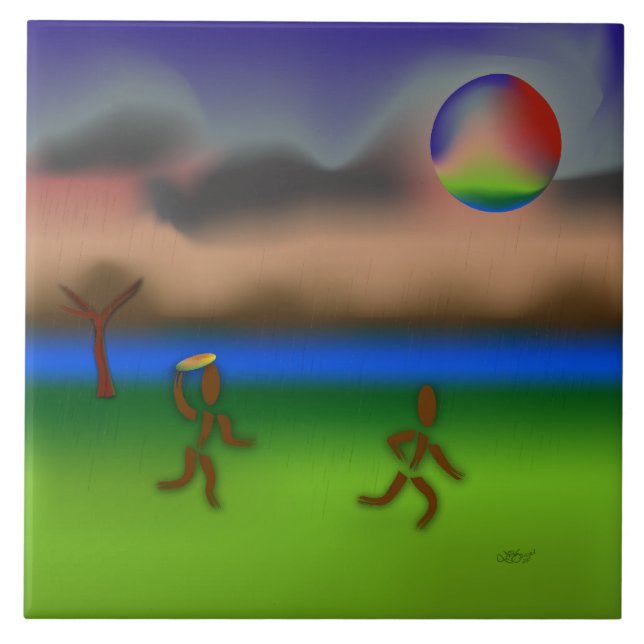 Zinglees ~ April Kakelplatta (Framsidan)