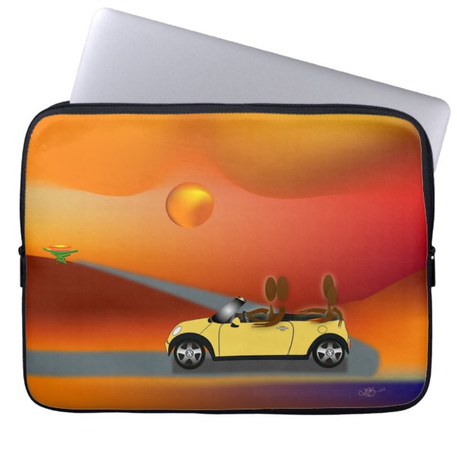 Zinglees ~ Carpool Laptop Sleeve (Framsidan)
