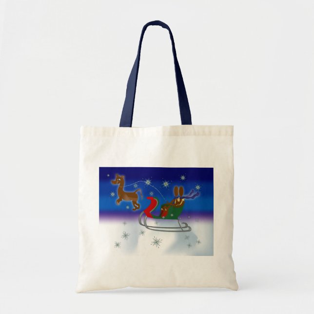 Zinglees ~ Sleigh Ride Tygkasse (Framsidan)