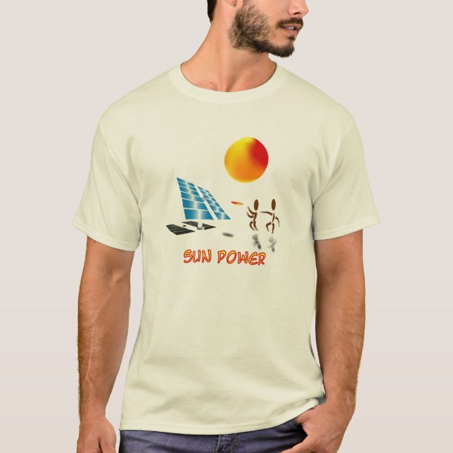 Zingleess ~ Solar Energy T-Shirt (Framsida)
