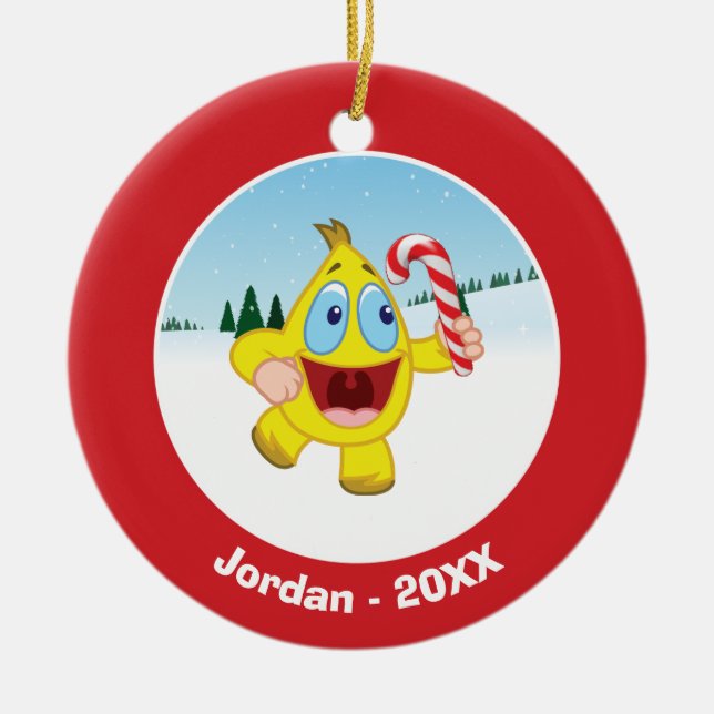 Zingoz Julgransprydnad Keramik (Framsidan)