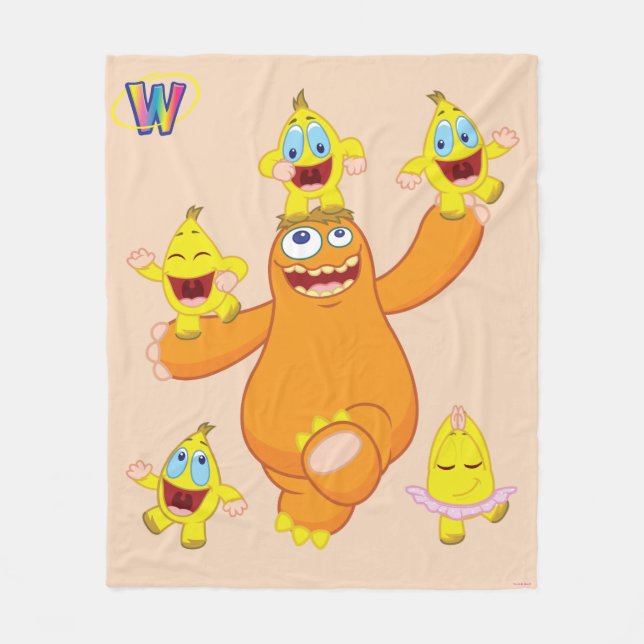 Zingoz och Zangoz roligt Fleecefilt (Framsidan)