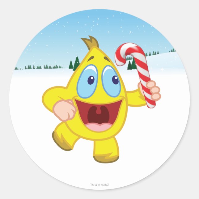 Zingoz Runt Klistermärke (Framsida)