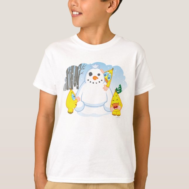Zingoz snögubbe t shirt (Framsida)