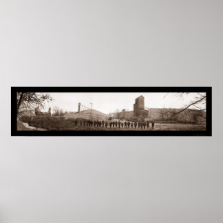 Zink Miners, WI Photo 1915 Poster