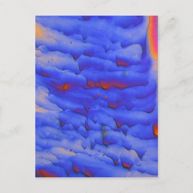 Zinkacetat i mikroskop vykort (Framsida)