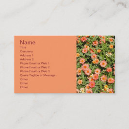 Zinnia-Affärskort Visitkort