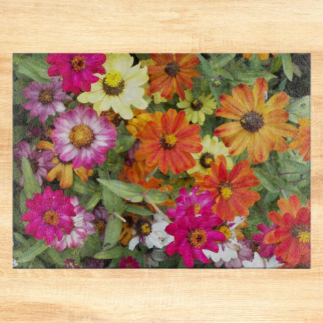 Zinnia-Blomsterträdgårdens Blommigt (In Situ)