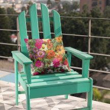 Zinnia-Blomsterträdgårdens Blommigt