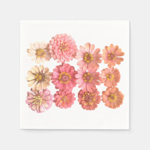 Zinnia Collage Pappersservett