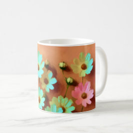 Zinnia Elegans Flowers Kaffemugg