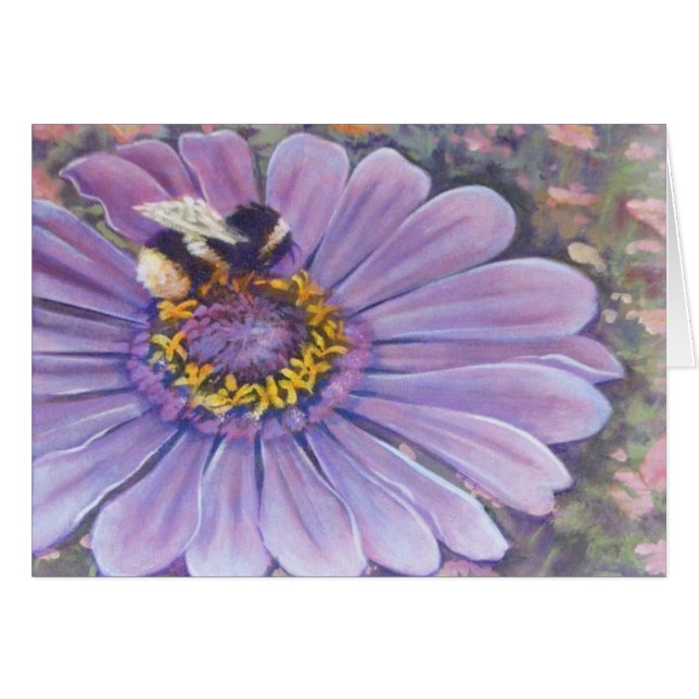 Zinnia Hälsningskort (Framsidan Horizontal)