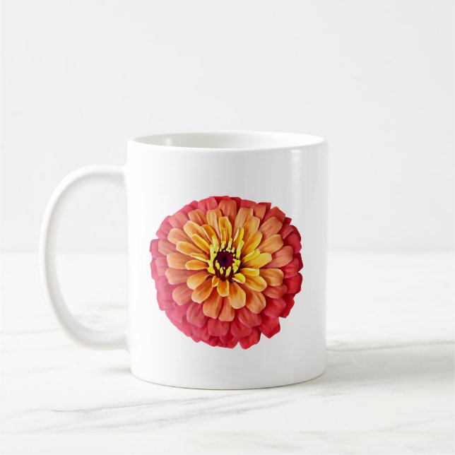 Zinnia i Orangens skuggor Kaffemugg (Vänster)