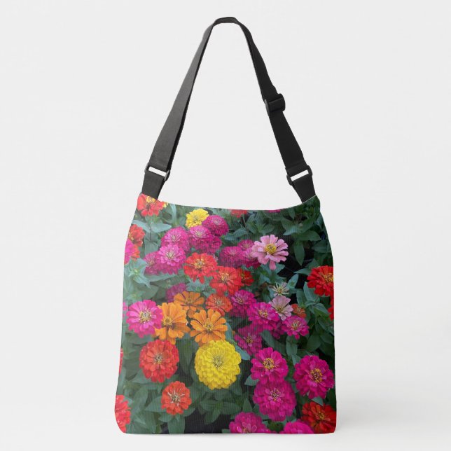 Zinnia Paradise Axelväska (Framsida)