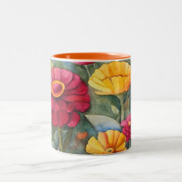 Zinnia Two-Toned Mugg