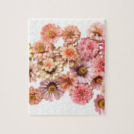 Zinniakollage Pussel