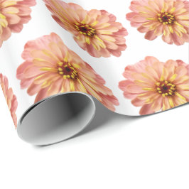Zinnias Blommigt Fotografi av blommor Mönster Presentpapper