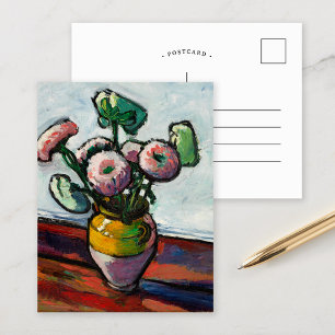 Zinnias Henry Lyman Sauxen Vykort