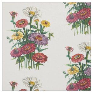 Zinnias Tyg
