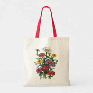 Zinnias Tygkasse
