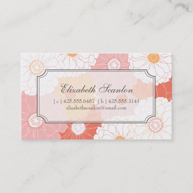 Zinniatelefonkort (Framsida)