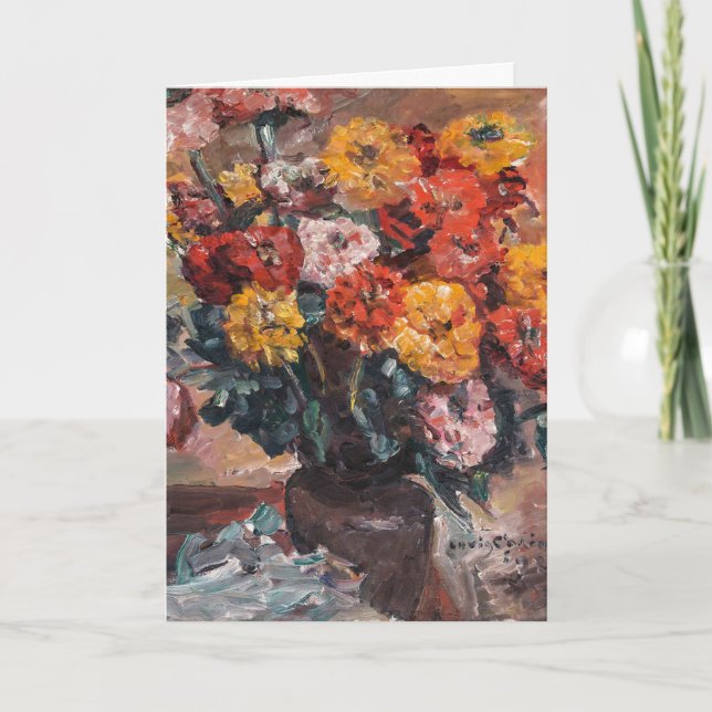 Zinnien | Lovis Corinth Kort (Framsida)