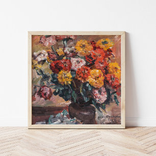 Zinnien Lovis Corinth Poster