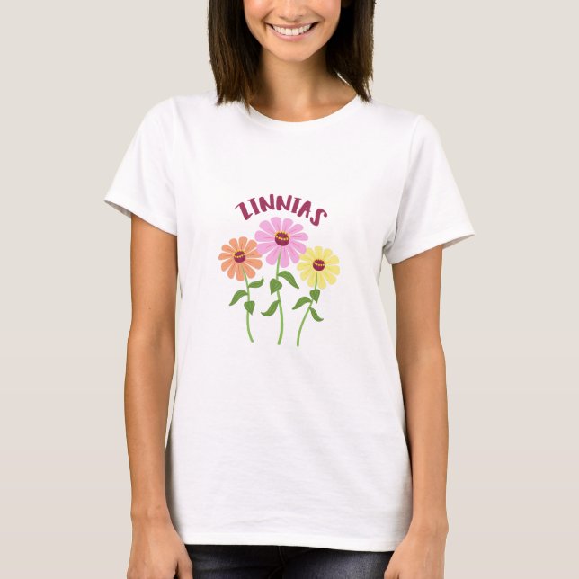 Zinnier T Shirt (Framsida)