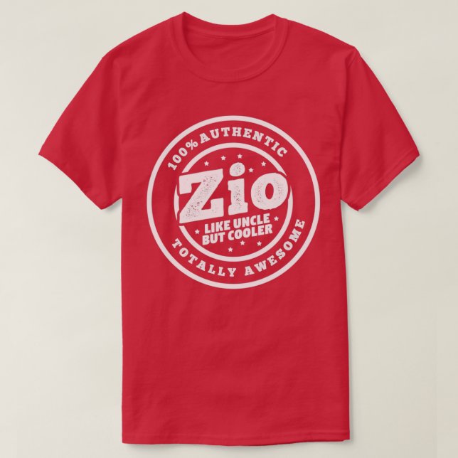 Zio Amerikanska farbror T Shirt (Design framsida)