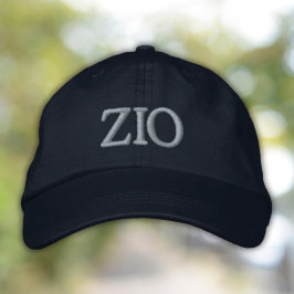 Zio Embroidered Cap - Gift for Italian Uncle Broderad Keps