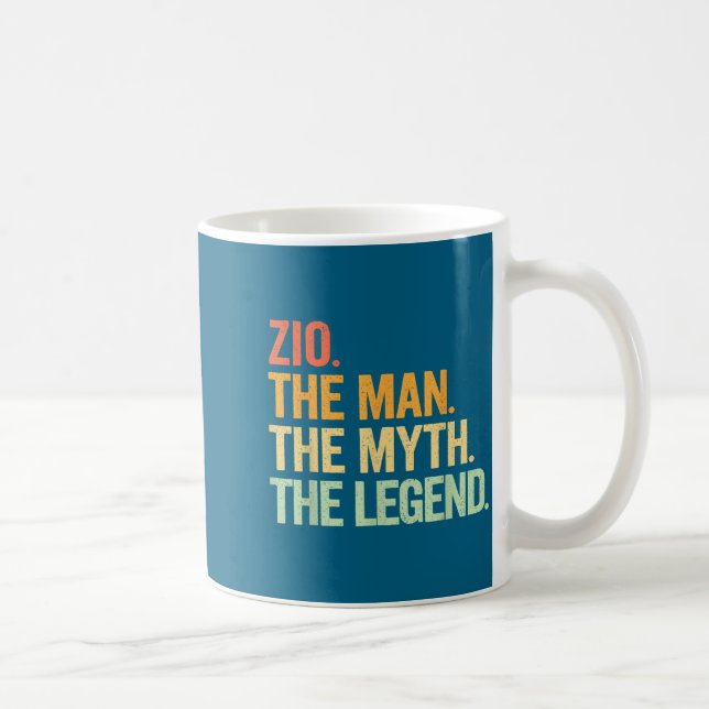 Zio Man Myt Legend Retrodesign Kaffemugg (Höger)