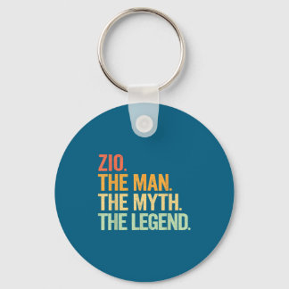 Zio Man Myth Legend Retro Nyckelring